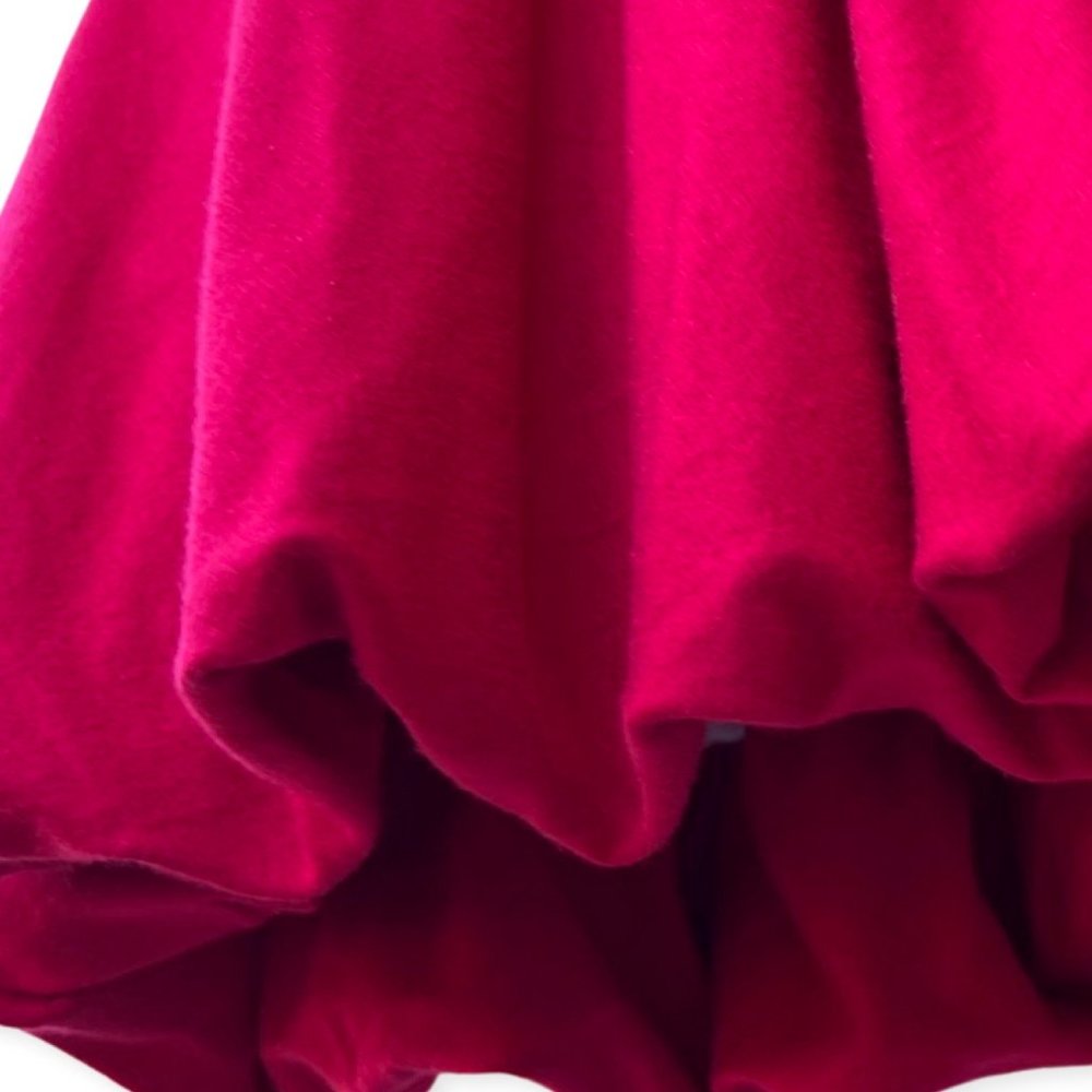 🌸4/$50🌸 Red Halter Wrap Cocktail Dress Satin Sash Lined Bubble Hem - Picture 6 of 13